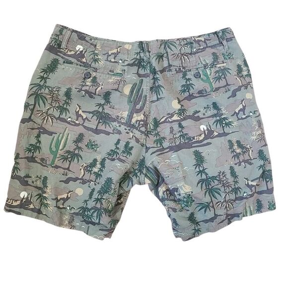 Lucky Brand Men's 9" Laguna Linen Blend Flat Front Short, Camo Desert | 38 EUC - Picture 4 of 11